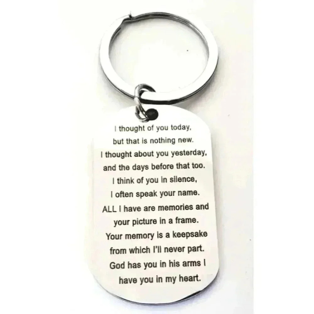 I Thought Of You Tofay But..... Keychain